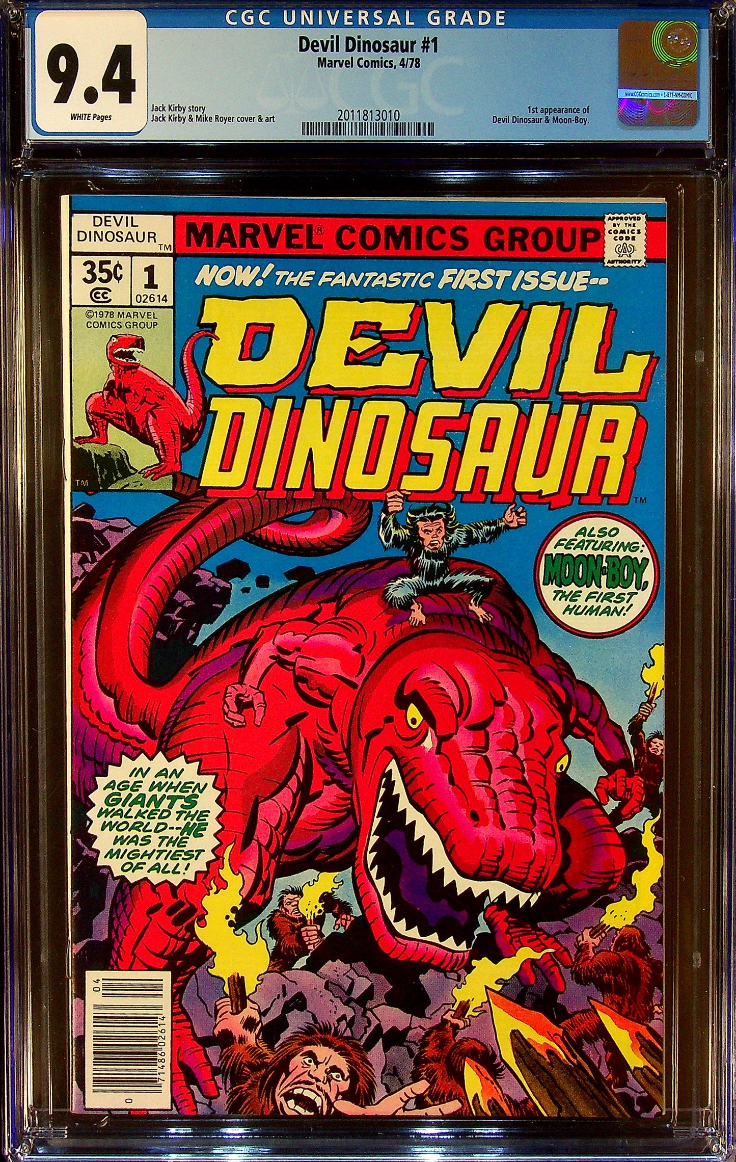 Devil Dinosaur #1 CGC 9.4