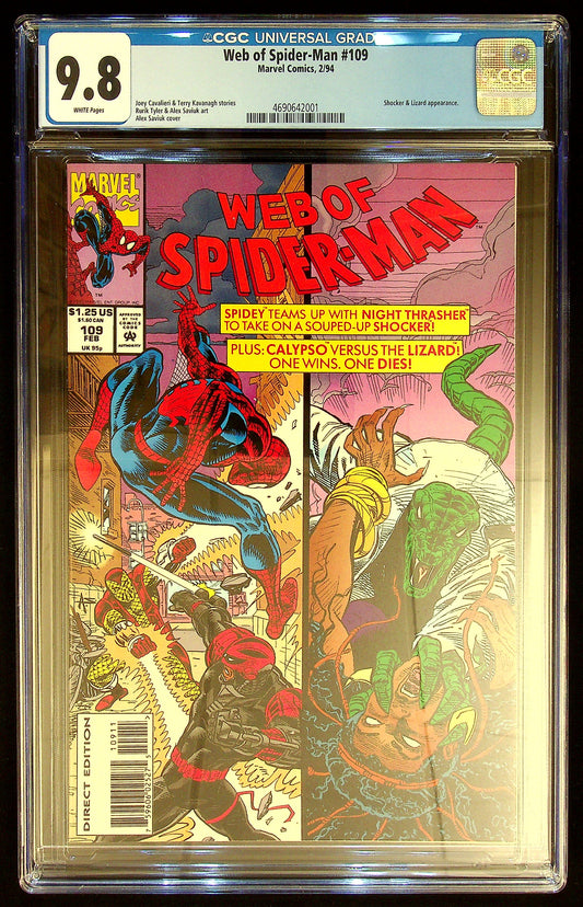 Web of Spider-Man #109 CGC 9.8