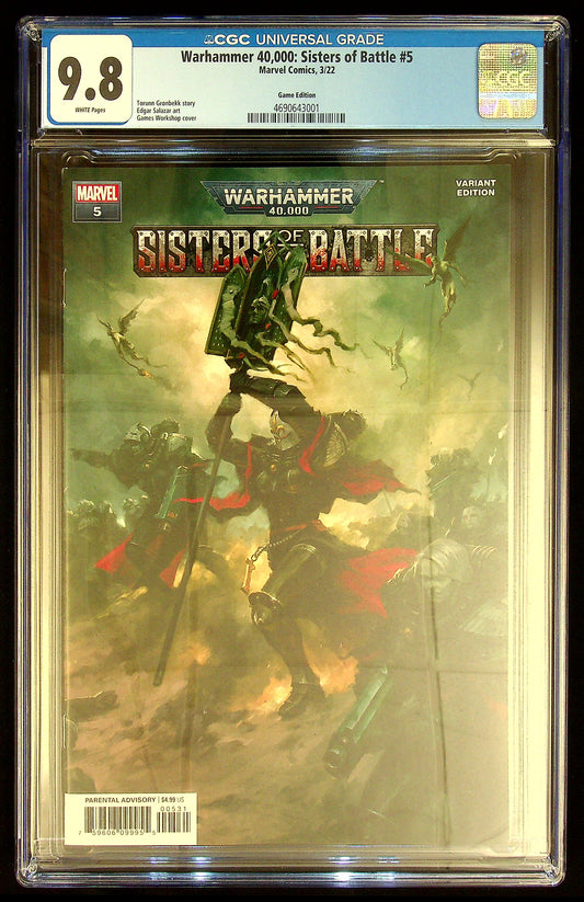 Warhammer 40,000: Sisters of Battle #5 CGC 9.8 Game Edition
