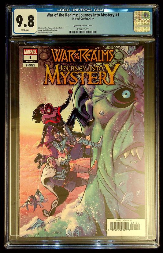 War of the Realms: Journey into Mystery #1 CGC 9.8 Quinones Variant Cover