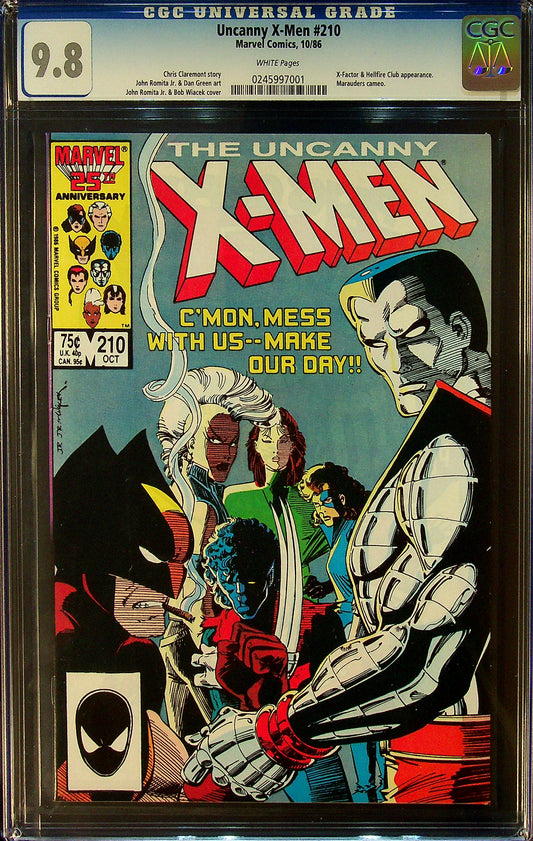 Uncanny X-Men #210 CGC 9.8