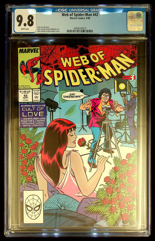 Web of Spider-man#42 CGC 9.8