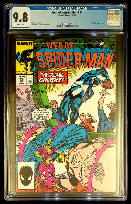 Web of Spider-Man #34 CGC 9.8