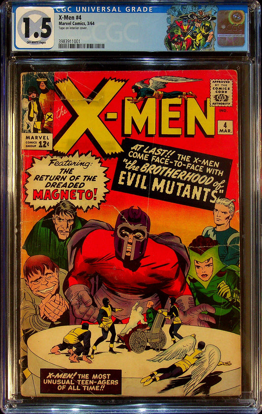 X-Men #4 CGC 1.5