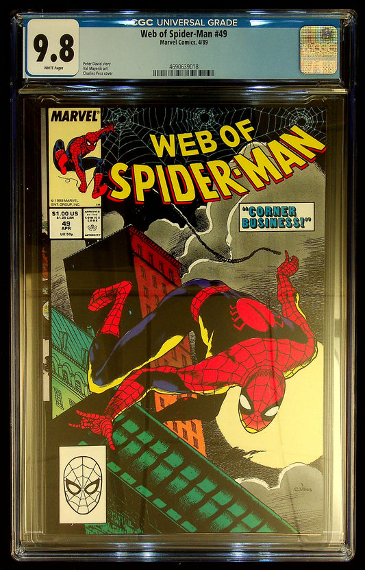 Web of Spider-Man #49 CGC 9.8