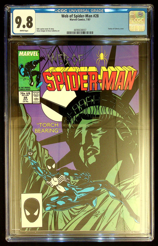 Web of Spider-Man #28 CGC 9.8