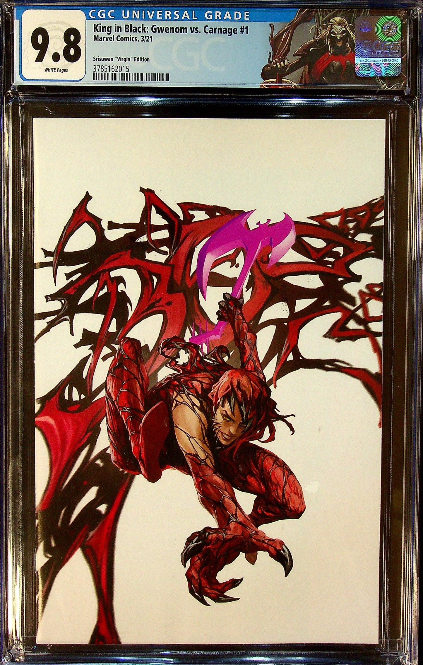 King in Black: Gwenom Vs. Carnage #1 CGC 9.8 Srisuwan 'virgin' Edition