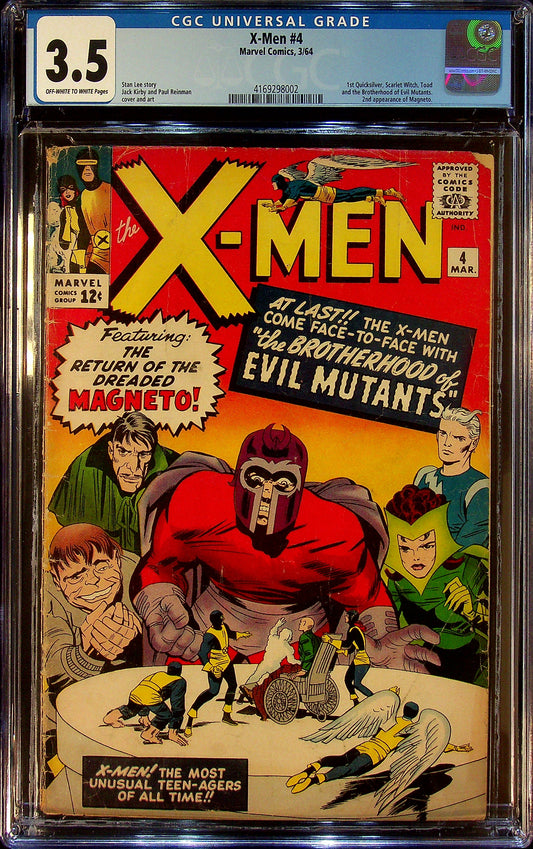 X-Men #4 CGC 3.5