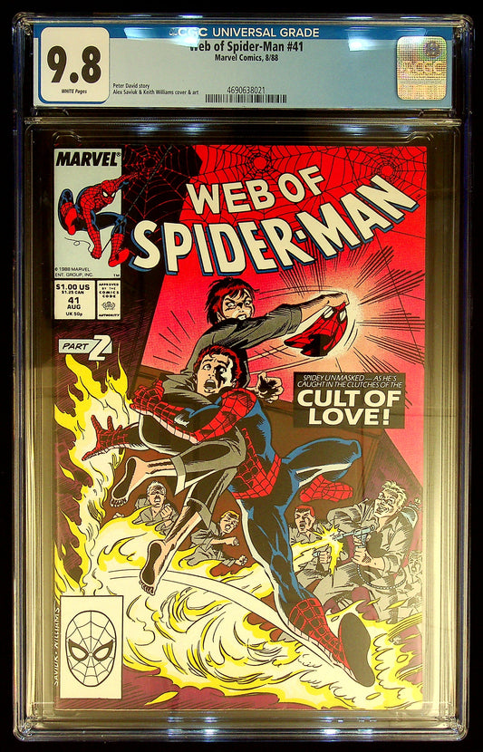 Web of Spider-Man #41 CGC 9.8