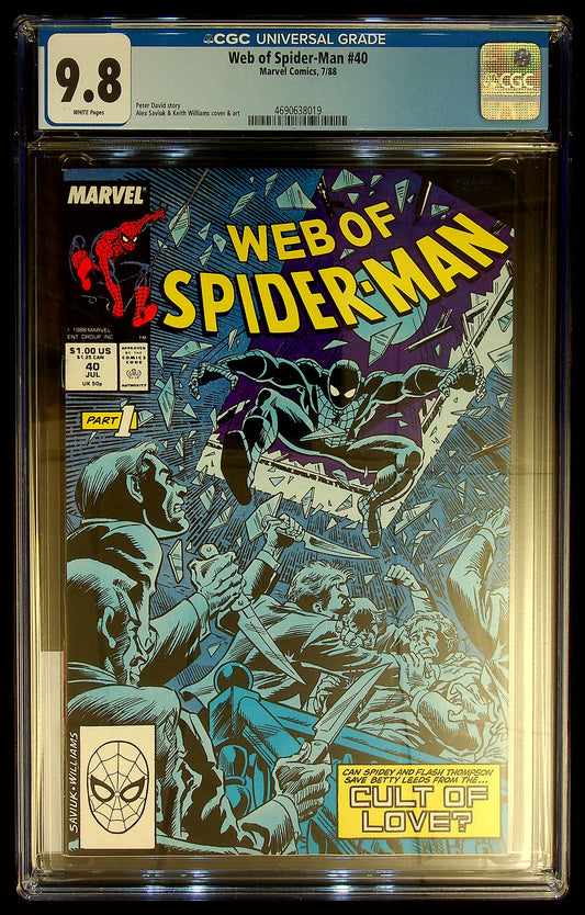 Web of Spider-Man #40 CGC 9.8