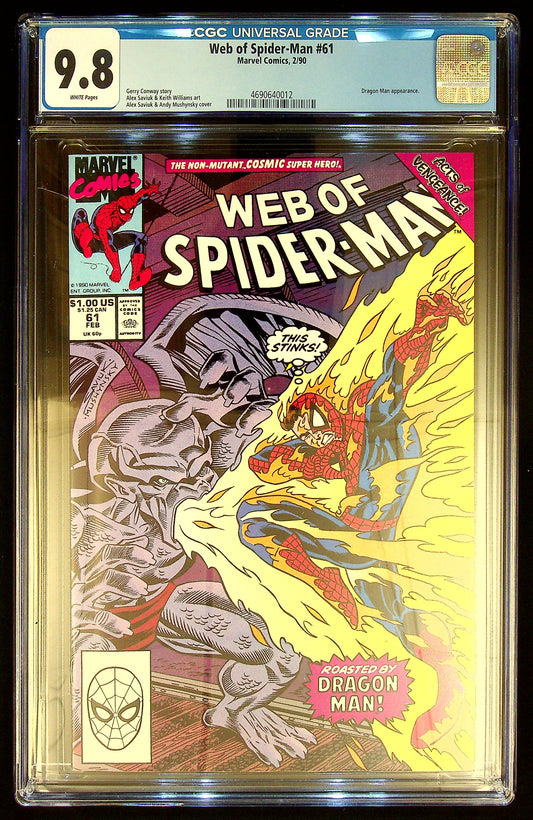 Web of Spider-Man #61 CGC 9.8