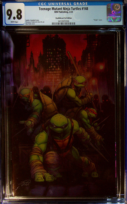 Teenage Mutant Ninja Turtles #14 CGC 9.8 Stashhhlot Foil Edition