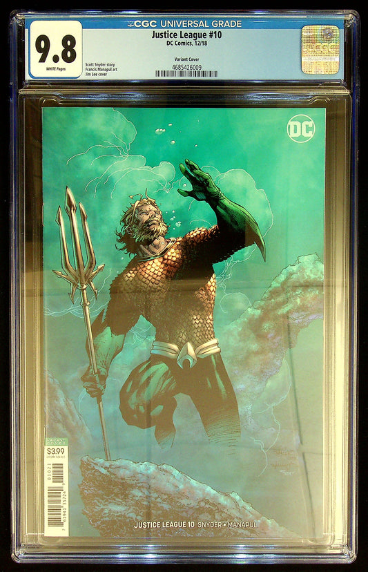 Justice League #10 CGC 9.8 Varian Cover