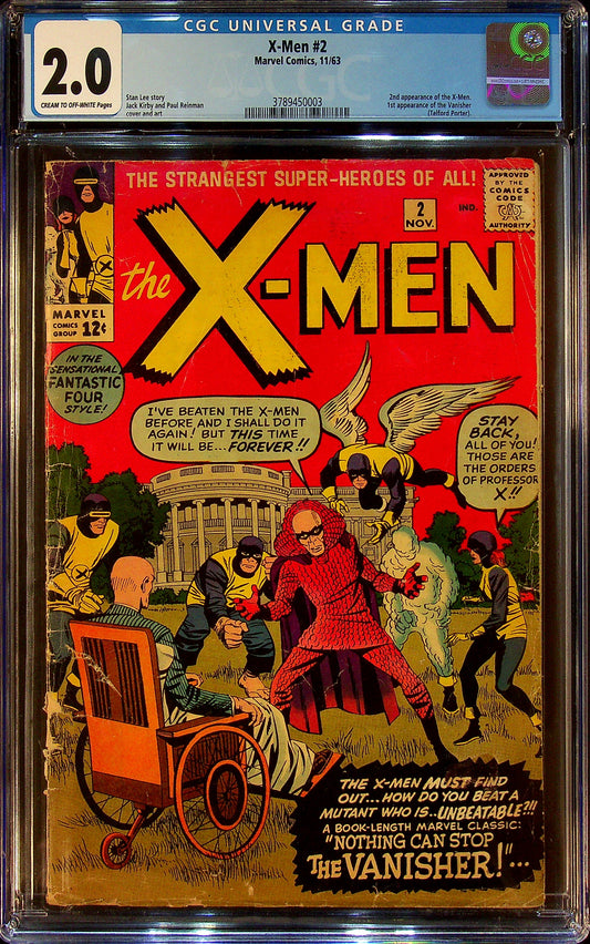 X-Men #2 CGC 2.0