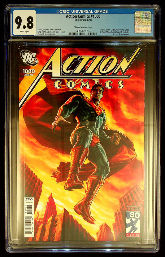 Action Comics #1000 "2000's" Variant Cover CGC 9.8