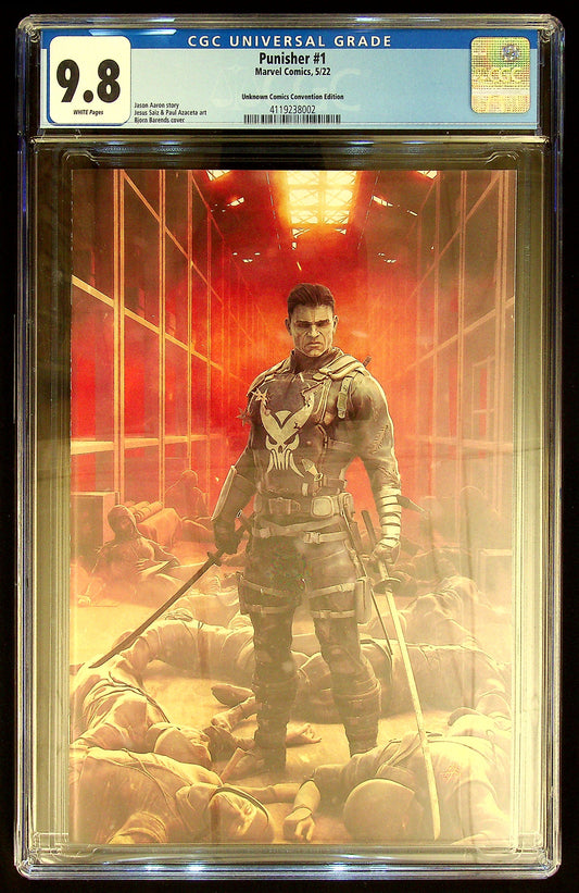 Punisher #1 CGC 9.8 Unknown Comics Convention Edition