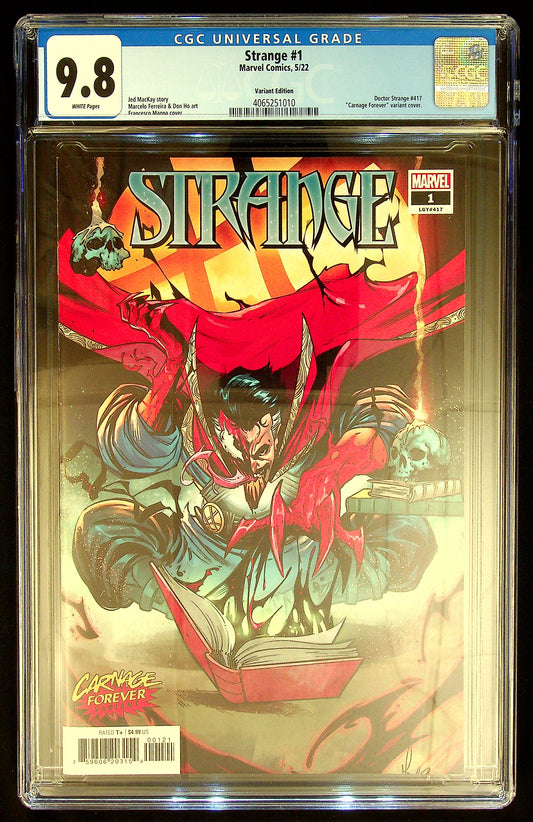Strabge #1 CGC 9.8 Variant Cover