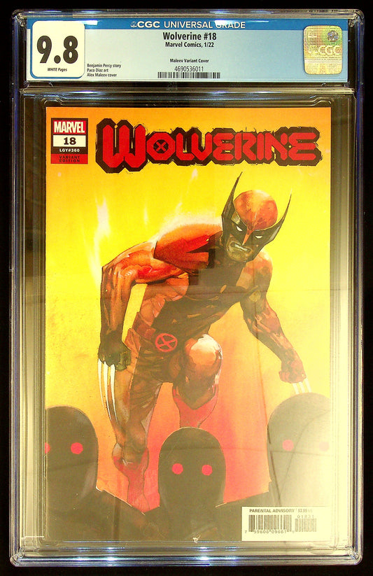 Wolverine #18 CGC 9.8 Maleev Variant