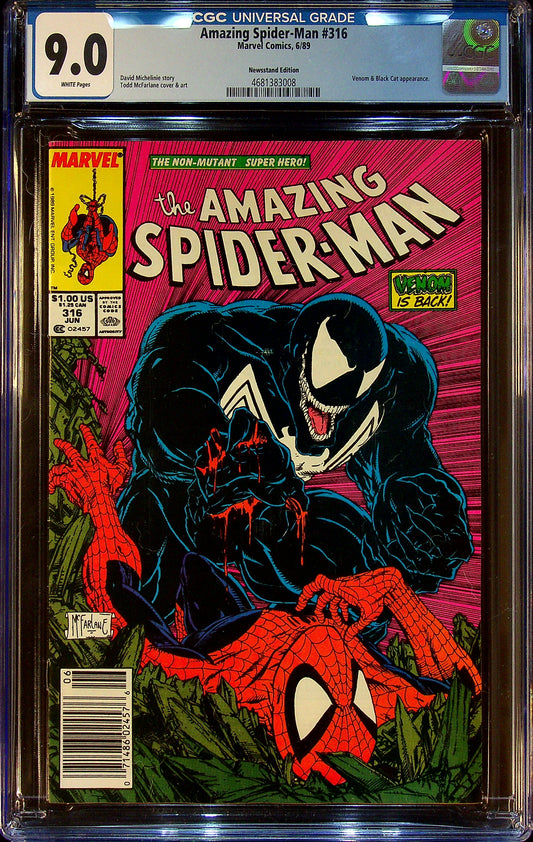 Amazing Spider-Man #316 CGC 9.0 Newsstand Edition