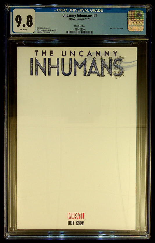 Marvel Uncanny Humans #1 Sketch Edition CGC 9.8
