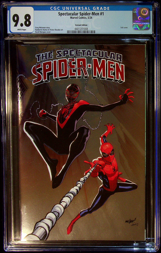 Spectacular Spider-Men #1 CGC 9.8 Foil Variant