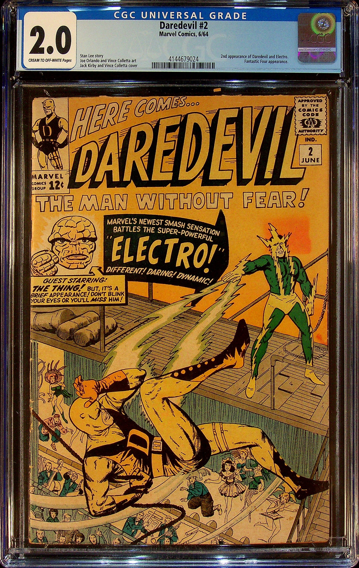 Daredevil #2 CGC 2.0