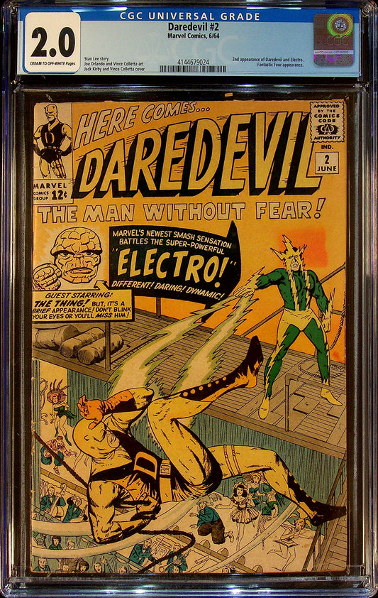 Daredevil #2 CGC 2.0