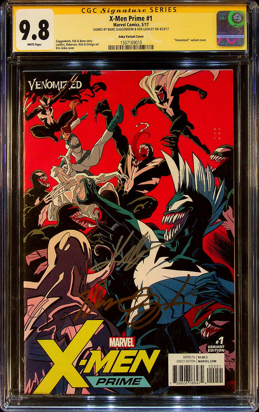 X-Men Prime #1 CGCS 9.8 Signed by Mark Guggenhiem