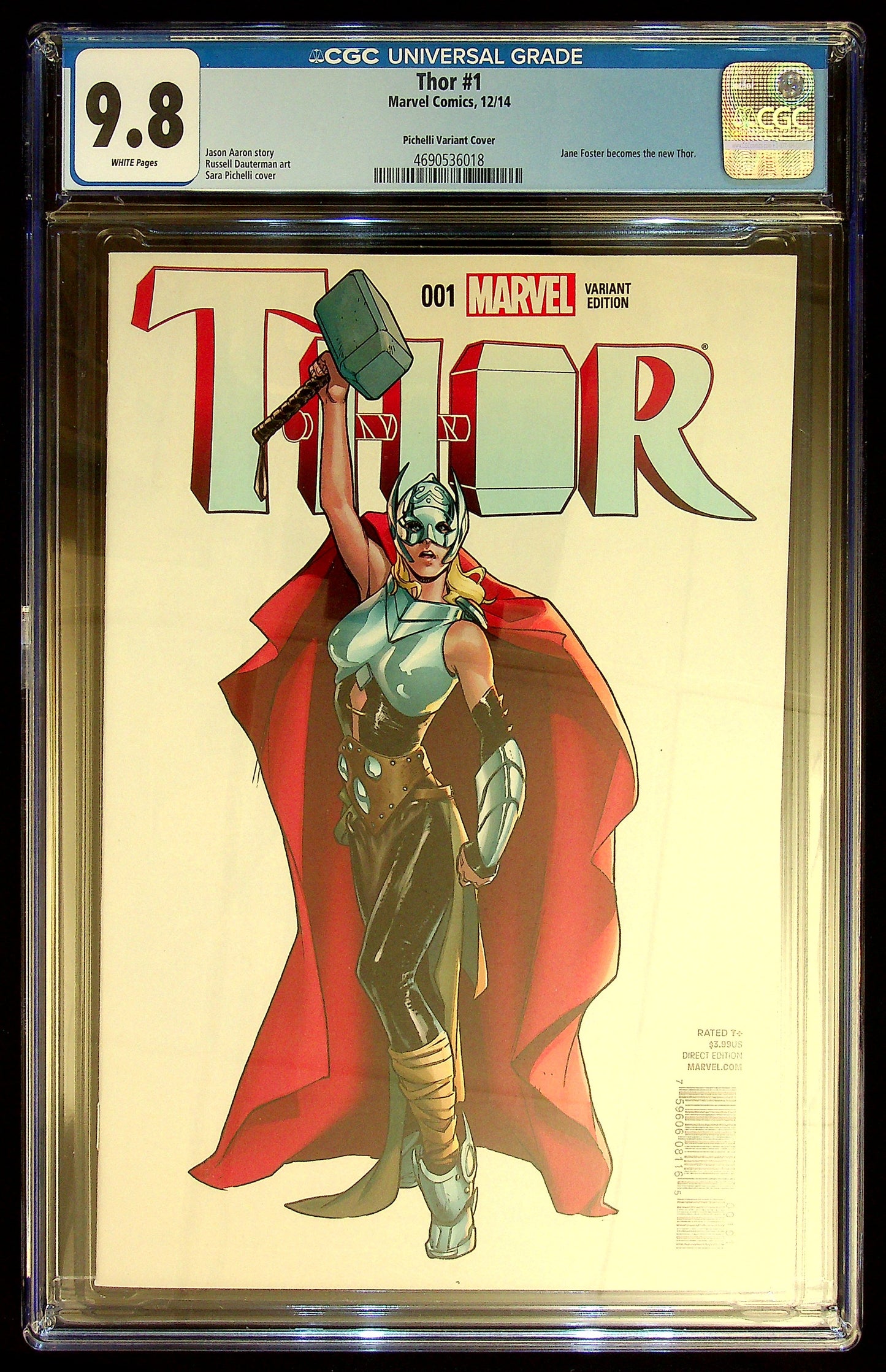 Thor #1 CGC 9.8 Pichelli Variant
