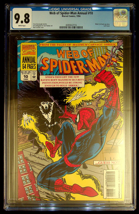 Web of Spider-Man Annual #10 CGC 9.8