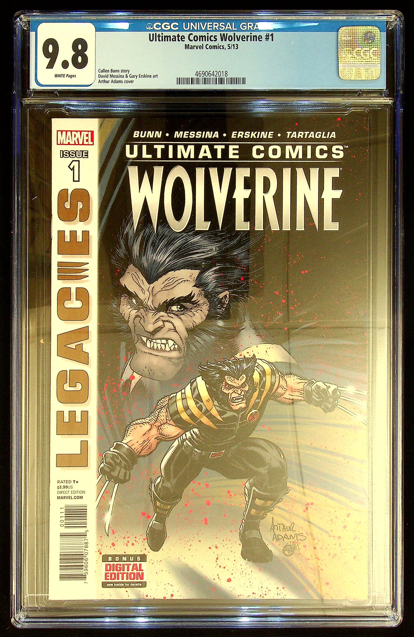 Ultimate Comics Wolverine #1 CGC 9.8