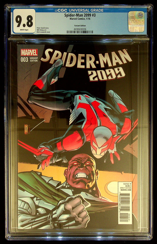 Spider-Man 2099 #3 Variant CGC 9.8