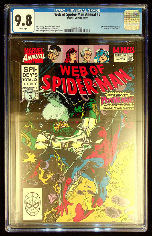 Web of Spider-Man Annual #6 CGC 9.8
