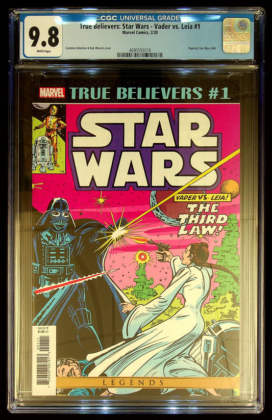 True Believers Star Wars Vader vs Leia #1 CGC 9.8