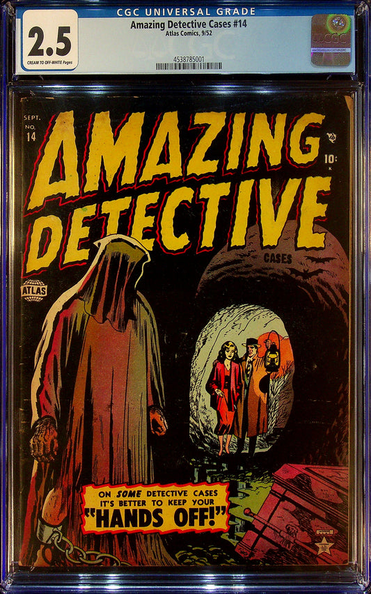 Amazing Detective Cases #14 CGC 2.5