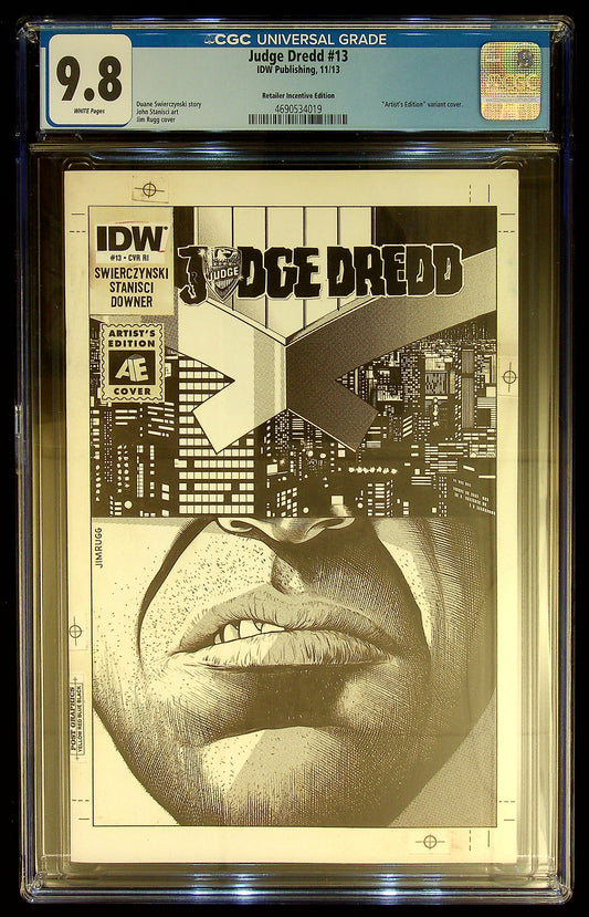 Judge Dredd #13 CGC 9.8 Retailer Incentive Variant