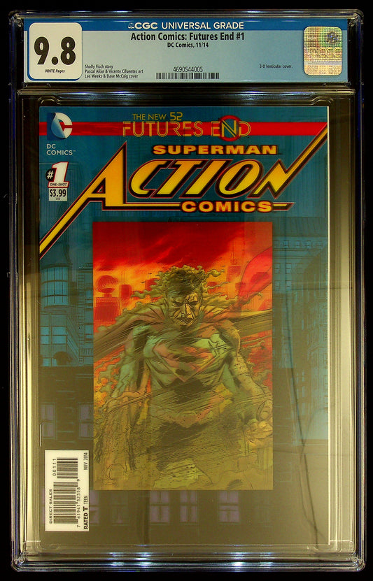 Actions Comics Futures End #1 CGC 9.8