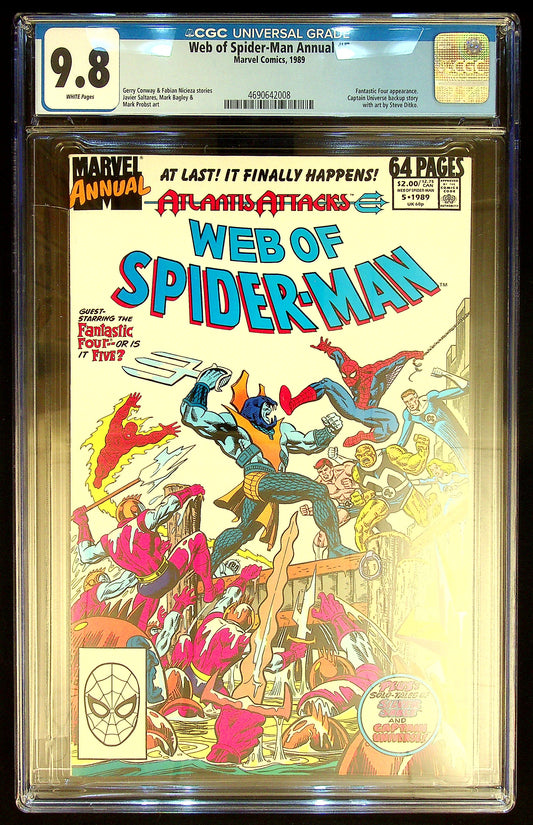 Web of Spider-Man Annual #5 CGC 9.8