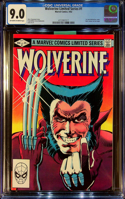 Wolverine Limited Series #1 CGC 9.0
