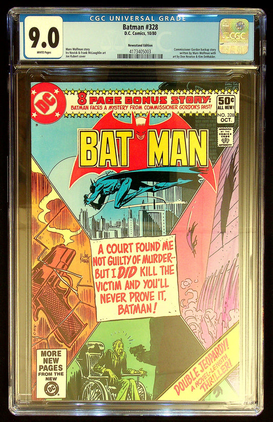 Batman #328 CGC 9.0 [Newsstand Edition]