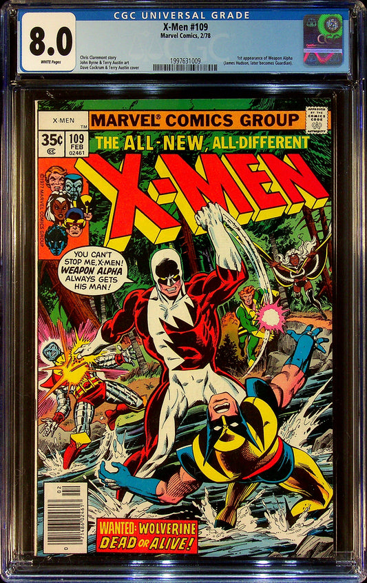 X-Men #109 CGC 8.0