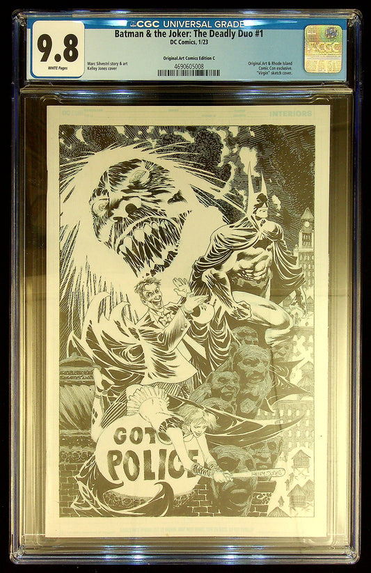 Batman & The Joker: The Deadly Duo #1 [Original Art Comics Edition C] CGC 9.8