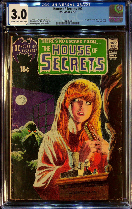 House of Secrets #92 CGC 3.0
