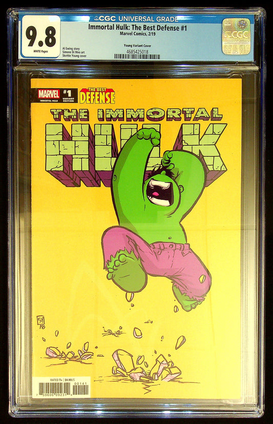 Immortal Hulk: The Best Defense #1 [Young Variant Cover] CGC 9.8