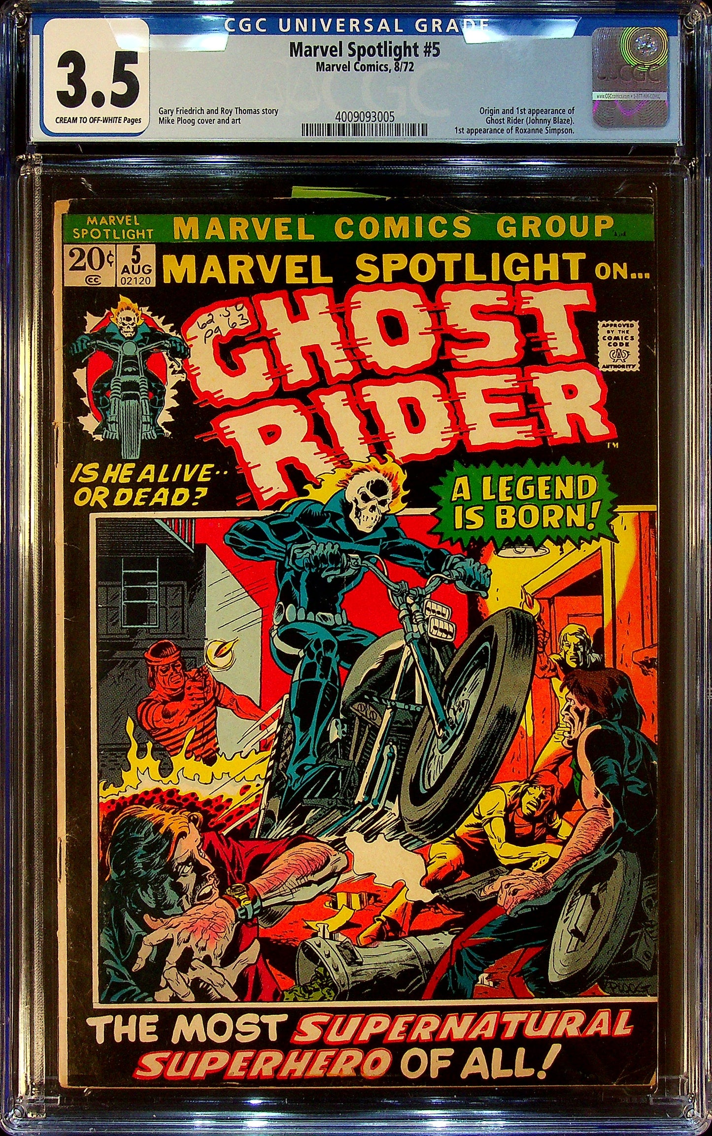 Marvel Spotlight #5 CGC 3.5