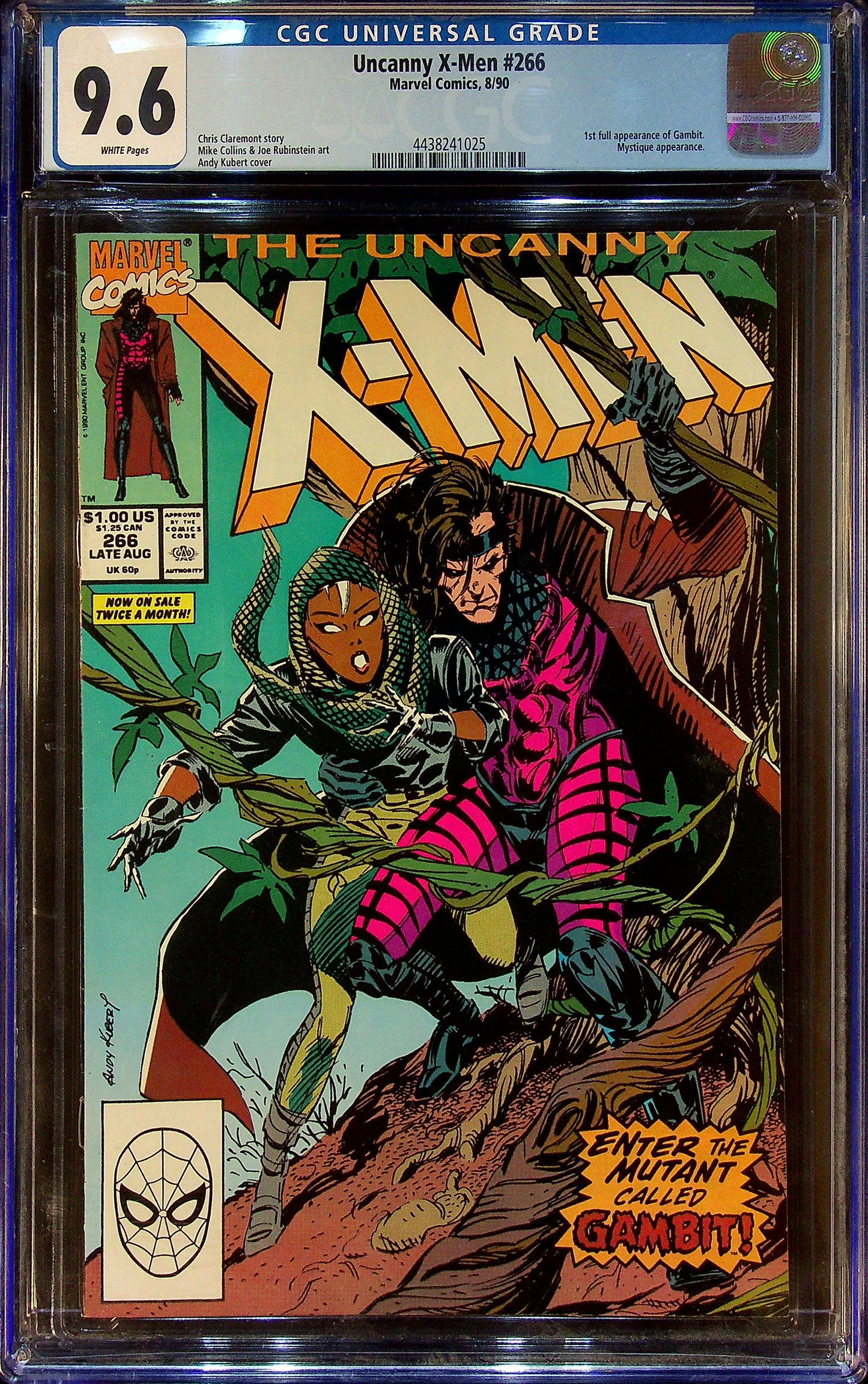 Uncanny X-Men #266 CGC 9.6