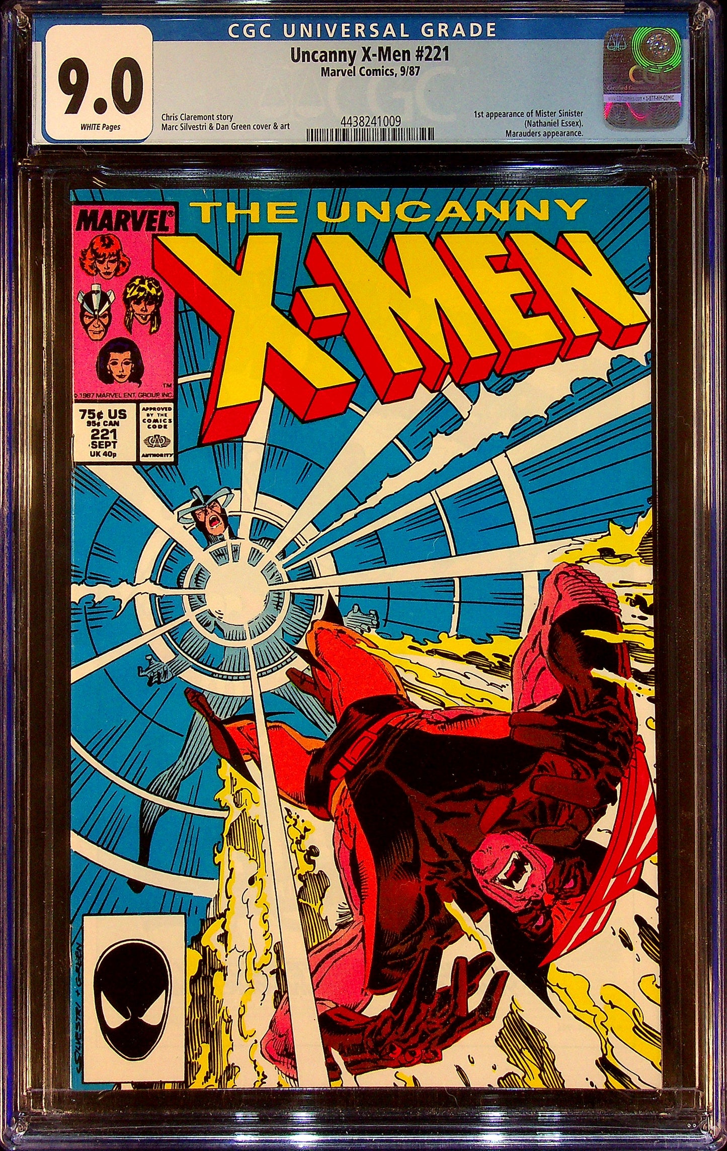 Uncanny X-Men #221 CGC 9.0