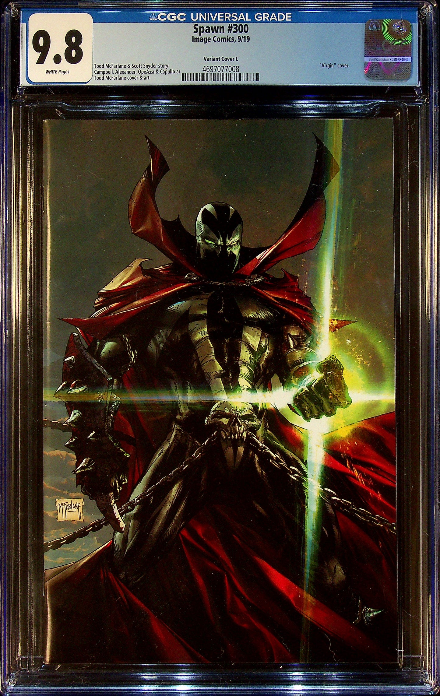Spawn #300 CGC 9.8 Variant Cover L