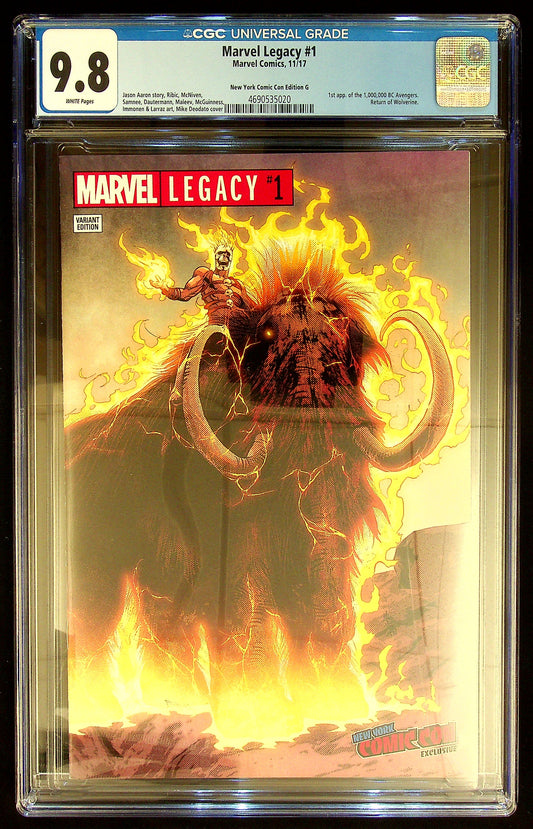 Marvel Legacy #1 CGC 9.8