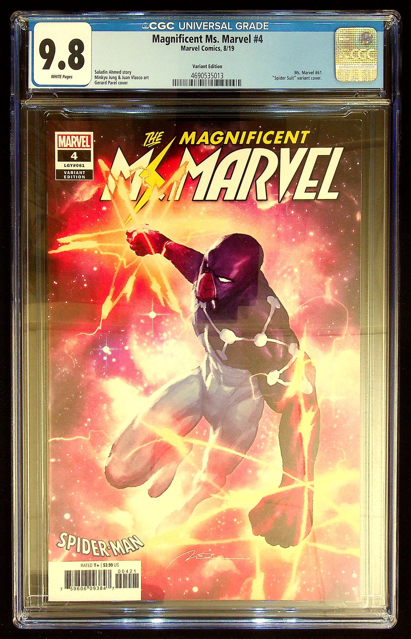 Magnificent Ms. Marvel #4 CGC 9.8 Variant Edition